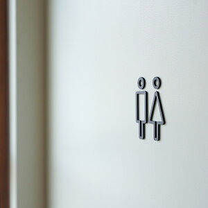 TCv[g gC toilet line sign plate iron AXCIS ANVX DIY tH[ V