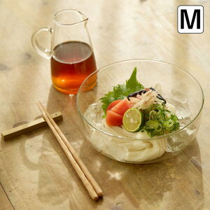 ボウル 食卓を華やかにしてくれる そうめんが似合うリューズガラス シャローボウル (M) Horn Please 志成販売