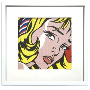 AeB[N|X^[ Re|[A[g Roy Lichtenstein Girl with Hair Ribbon, 1965