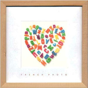 ZAKKA-ART(FRENCH�@PHOTO) �G�݃A�[�g FRENCH PHOTOGRAPHY Letter Heart