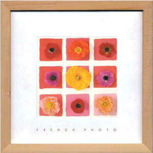 ZAKKA-ART(FRENCH�@PHOTO) �G�݃A�[�g FRENCH PHOTOGRAPHY Nine Flower on nine squares
