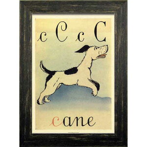 ZAKKA-ART(C^ABe[W) G݃A[g Italian Vintage Poster Frame cane