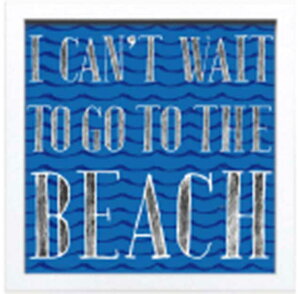 ZAKKA-ART(TCt[) G݃A[g Sign Frame Surf I Can't Wait to Go to the Beach