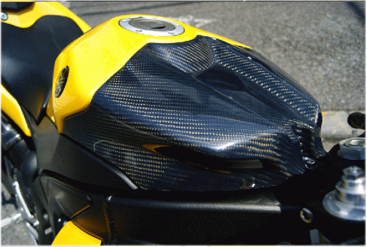 侍巧房 YZF-R1 09-10用 ガソリンタンクカバー リアルカーボン