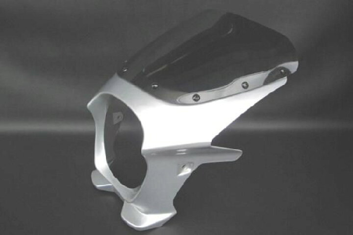 楽天市場】汎用ビキニカウル エアロスクリーン 180パイ ABS シルバー 