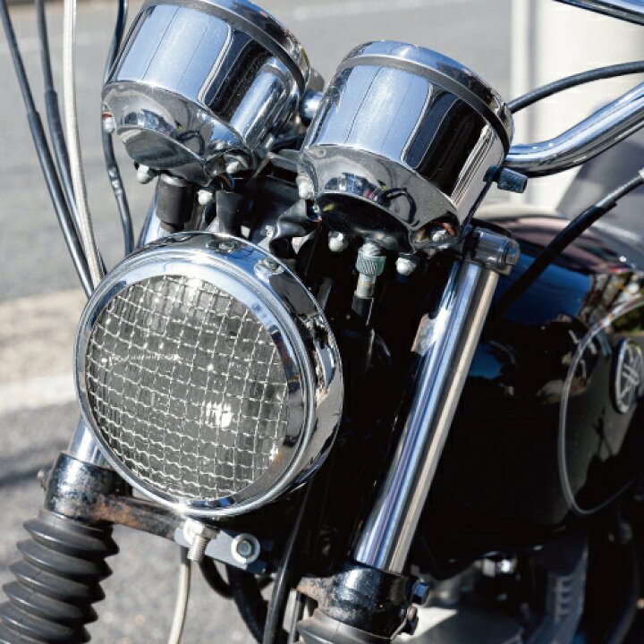 楽天市場】バイク用 ヘッドライト メッシュスタイルベーツライト 