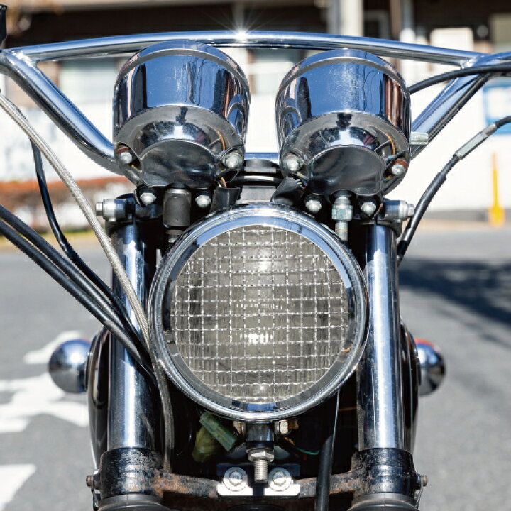 楽天市場】バイク用 ヘッドライト メッシュスタイルベーツライト 