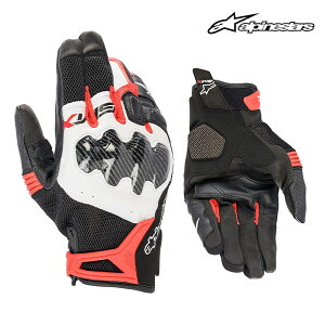 alpinestars/ApCX^[Y 1694970302 SMX-R GLOVE ASIA MTCY 1304 BLACK WHITE BRIGHT RED tJ[{ ibNveN^[ X}z^b`Ή AWAdl ی h쐫\ X|[c oCN \ 