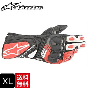  ApCX^[Y SP-8 V3 LEATHER GLOVE 1304 BLACK WHITE BRIGHT RED XLTCY O[u ʋ ʊw moto oCNp oCND Mtg }\ J