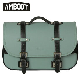 AMBOOT アンブート バイク用サイドバッグMR AB-SBMR01 ライトブルー コンパクト収納 シンプルな構造 持ち運び便利 ツーリング 通勤 通学 アウトドア 汎用 クロスカブ ハンターカブ スーパーカブ レブル250 500 オートバイ アメリカン サイドバック おしゃれ かわいい