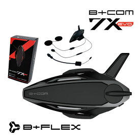 楽天ランキング第1位 サインハウス B+COM 7X EVO シングルユニット 00083261 ビーコム インカム B+FLEX メッシュ通信 最大20人 ユニバーサル通話 IP67相当 ボイスコマンド ツーリング オートバイ用インカム b com sb7x バイク インカム ビーコム あす楽対応