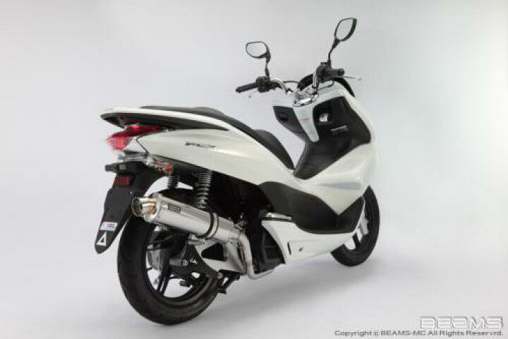 楽天市場】マフラー 送料無料 BEAMS ビームス マフラー PCX125 JF28 R 