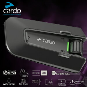 Cardo/Jh PACKTALK NEO pbNg[NlI PTN00001I[goCpCJ Bluetooth 5.2 u[gD[X h JBLXs[J[ wbg y h JBLXs[J[ wbg TEh VEGC A
