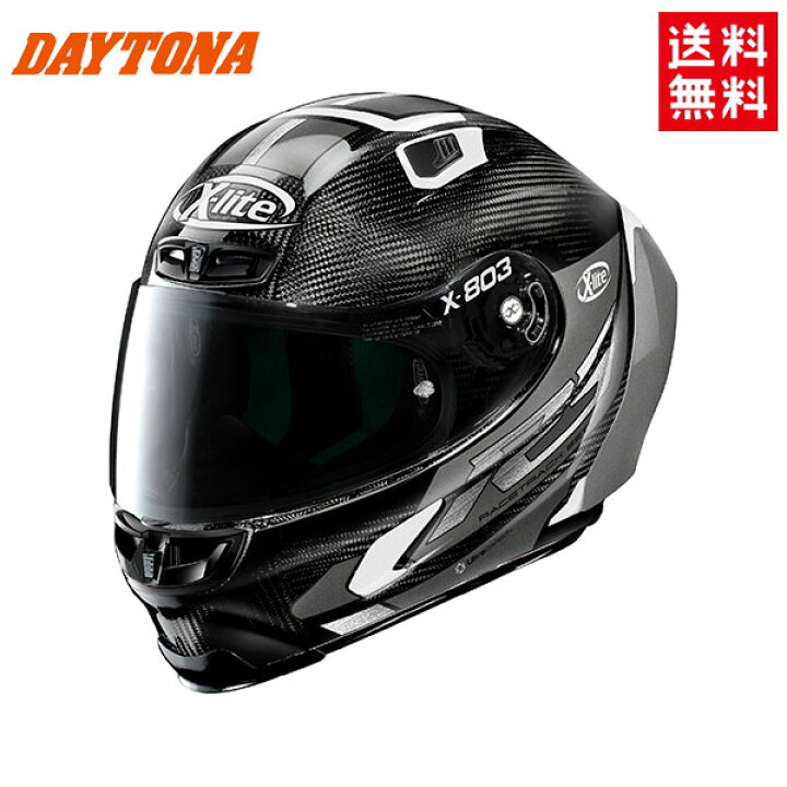楽天市場 Daytona デイトナ Nolan ノーラン バイク用 ヘルメット フルフェイス Xlサイズ ウルトラカーボン スカイワープ ホワイト 49 お買い物マラソン 開催 アイネット楽天市場店