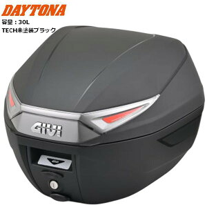 DAYTONA/デイトナ GIVI C30NT TECH未塗装ブラック モノロックケース 30L 61507 moto バイク用 リアボックス ヘルメット収納 お買い物マラソン 開催