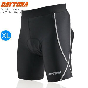 デイトナ/DAYTONA DI-014 スポーツゲルパンツ アクティブモード 62271 ブラック XLサイズ バイク用 moto ツーリング 通勤通学 体圧を効果的に分散 長時間のライディングでも負担を軽減