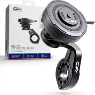 送料無料 GR(ジーアール) バイク スマホホルダー 振動吸収 360度回転 片手脱着 Φ22.2-32mm用 オフセット…