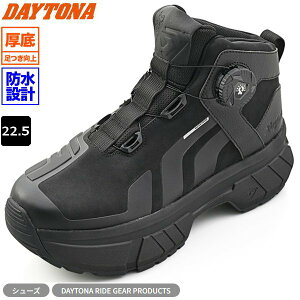 11����{���ח\�� �������� �f�C�g�i(Daytona) ���C�f�B���O�V���[�Y �o�C�N�V���[�Y �C ���� �h�� ���b�V�� �n�C�J�b�g ���[�� T-WP DS-505 �u���b�N 22.5cm 66574 ��w���Ŗ�5cm�A�����ƂŖ�6cm�̍���