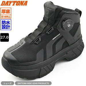 11����{���ח\�� �������� �f�C�g�i(Daytona) ���C�f�B���O�V���[�Y �o�C�N�V���[�Y �C ���� �h�� ���b�V�� �n�C�J�b�g ���[�� T-WP DS-505 �u���b�N 27.0cm 66585 ��w���Ŗ�5cm�A�����ƂŖ�6cm�̍���
