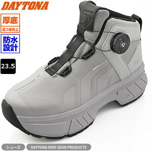 �������� �f�C�g�i(Daytona) ���C�f�B���O�V���[�Y �o�C�N�V���[�Y �C ���� �h�� ���b�V�� �n�C�J�b�g ���[�� T-WP DS-505 �O���[ 23.5cm 66591 ��w���Ŗ�5cm�A�����ƂŖ�6cm�̍������m�� ���������}��