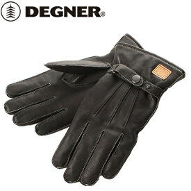 【DEGNER】 デグナー WG-12 ゴートレザー ウィンターグローブ ブラック/黒 サイズS ライディンググローブ対応 バイク好き ギフト