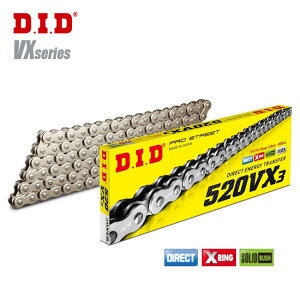 DID 哯H `F[ 520VX3-106L FJ(Nbv) SILVER Vo[ X-Ring`F[ Xg[gp`F[ hCu`F[