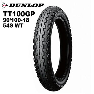 DUNLOP(_bv) TT100GP (90/100-18) 54S WT tg/A (302469) re[W[T[ ss oCN I[goC ^C oCND Mtg