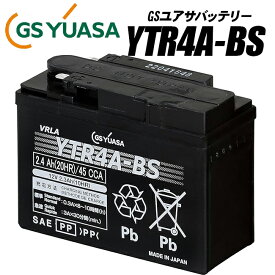 GSユアサバッテリー GTR4A-5/FTR4A-BS/KTR4A-5/互換バッテリー YTR4A-BS バイク好き ギフト お買い物マラソン 開催