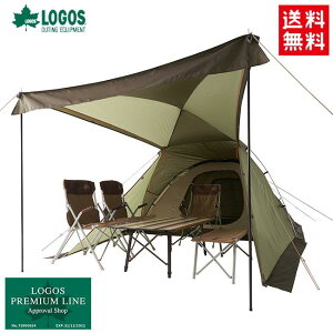 LOGOS/ロゴス neos PANEL オーニングプラトーXL-BB テント (71201002) 2ルームテント インナーテントファミリーテント 4〜6人用 キャンプテント バイク好き ギフト