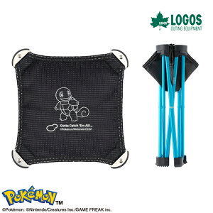 LOGOS ���S�X �|�P���� 7075�L���[�r�b�N�`�F�A ���C�g�u���[�t���[�� (�[�j�K��)�f�U�C�� 86100002 �܂肽���݃`�F�A ���y�� �ω׏d120kg ���[�ܕt�� �|�P����30���N�L�O�f�U�C�� �����y�Ή�