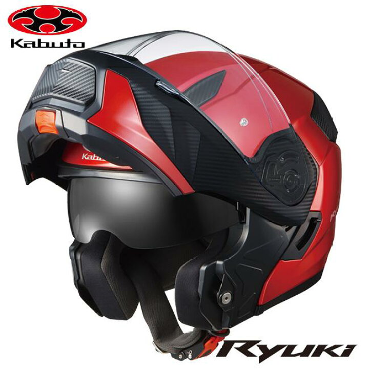 年間定番 OGK KABUTO RYUKI シャイニーレッド S 55-56cm ヘルメット リュウキ オージーケーカブト 取寄商品 