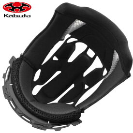 OGK KABUTO オージーケーカブトASAGI インナーパッド ダークグレー Lサイズ 9mm アサギ ヘルメット用 補修パーツ バイク好き ギフト