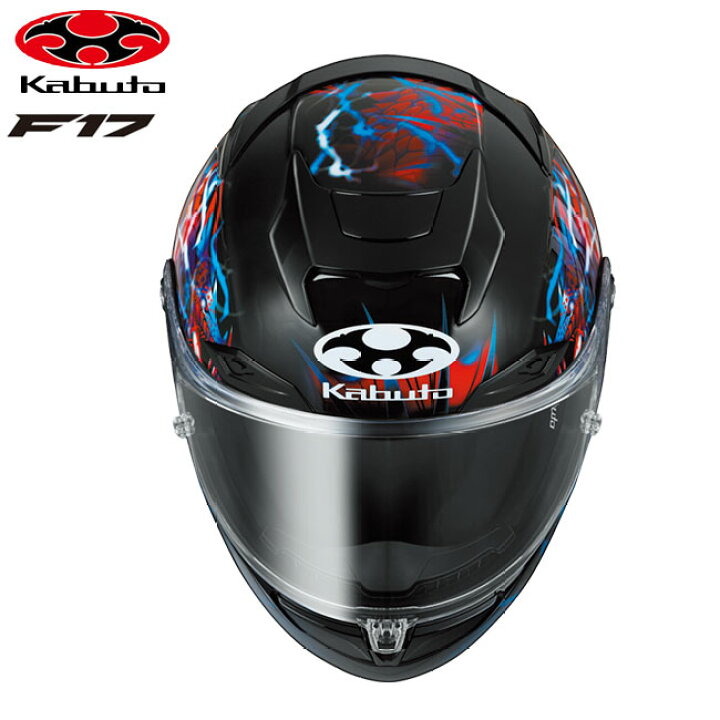 楽天市場】OGK KABUTO F-17 TRICK トリック ブラックブルー Mサイズ 
