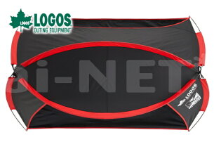 【送料無料】LOGOS/ロゴスBlackUVパラシェード(180×125cm)-AGブラック/レッド【71809023】【シェルター雨よけ日よけサンシェード】【キャンプ用品アウトドアバーベキュー海水浴】