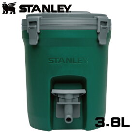 正規品 STANLEY/スタンレー ウォータージャグ 3.8L グリーン 緑 ウォータータンク 水筒 おしゃれ レジャー アウトドア キャンプ 運動会 ベランピング【お買い物マラソン 開催中】
