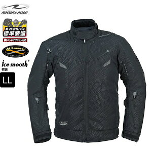 LLサイズ ラフ&ロード RR7251 エアベントライディングジャケット スラッシュ-ブラック moto バイク用 ツーリング 通勤 通学 春夏秋冬 オールシーズン ラフロ バイク好き ギフト