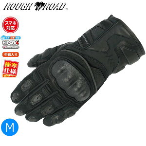 オールブラック/M ラフ&ロード RR8657 プリマロフト アドベンチャーウインターグローブ moto バイク用 春秋冬 防寒 防風 防水 スマホ対応 ツーリング 通勤通学 お買い物マラソン 開催