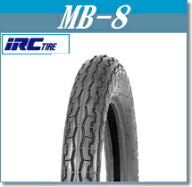 IRC[井上ゴム] MB8 [2.50-10] 4PR WT フロント/リア [129701] バイク タイヤ 前後兼用 バイク好き ギフト…