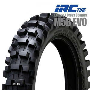  IRC M5B EVO 120/80-18 18inch 62M WT 321667 ACA[V[ Ap `[u^Cv ss }fB[X NXJg[ CRF450L SRX600 oCND Mtg