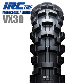 送料無料 IRC VX30 100/90-19 19inch 57M WT リア用 321658 アイアールシー チューブタイプ 公道走行不可 レース用 RACE オフロードタイヤ VT750S XV1100ビラーゴ デスペラードワインダー VZ750 TWIN バイク好き ギフト