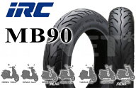 国内メーカーIRC 80/100-10 46J MB90 TODAY トゥデイ純正採用タイヤサイズ フロントタイヤ リアタイヤ バ…