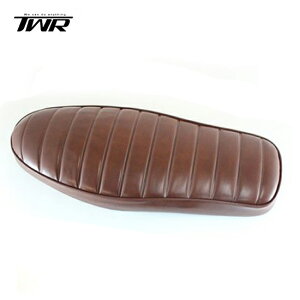 11月上旬入荷 TWR シート ホンダ スーパーカブ (JA44/AA09) / クロスカブ (JA45/AA06)用 タックロールダブルシート BP-B0185 ブラウン 付属付 バイク用 シート ローダウンダブルシート バイク好き ギフ