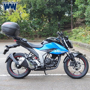 送料無料 リアキャリア 日本製 ワールドウォーク ジクサー250/150 2020用リアキャリア 43リッターリアボックスセット wca-50-hwb43 キャリア ボックスセット バイク好き ギフト