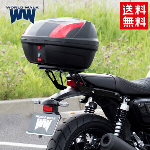 送料無料 WW製/ワールドウォーク ホンダ GB350S用リアキャリア32Lボックスセット スチール製 wca-58-hwb32 カスタム 32L リアボックス セット販売 バイク好き ギフト お買い物マラソン 開催