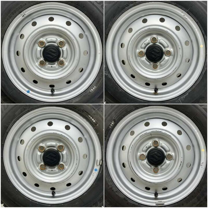 楽天市場】中古 145/80R13 タイヤホイール 4本セットBRIDGESTONE 