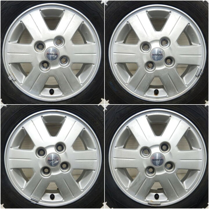 楽天市場】中古 155/65R13 タイヤホイール 4本セットDUNLOP WINTER 