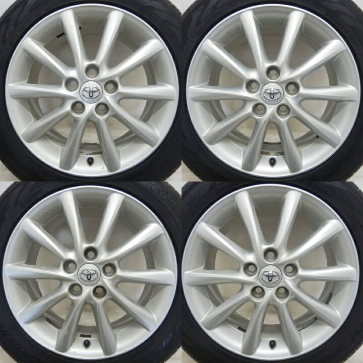 楽天市場】中古 215/55R17 タイヤホイール 4本セットYOKOHAMA BluEarth 