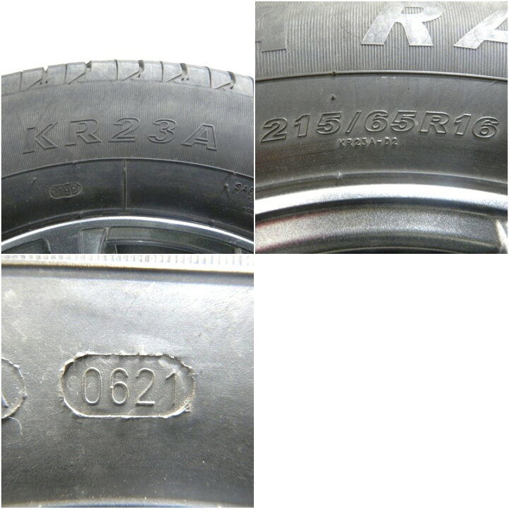 楽天市場】中古 215/65R16 タイヤホイール 4本セットKENDA KOMET plus 