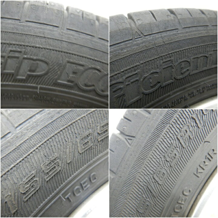 楽天市場】中古 155/65R14 タイヤホイール 4本セットGOODYEAR 