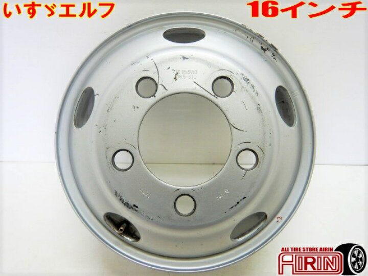 楽天市場】16インチ 5穴 いすゞ エルフ 用 TOPY製 純正 ホイール2トン  